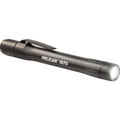 1970 Flashlight, Pocket Clip, 2AAA, LED Black, PELICAN (019700-0100-110)