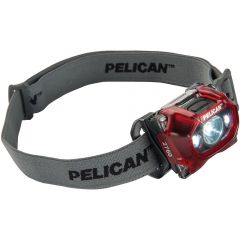 2760 Headlamp, LED, Red, 3AAA, Lumen 289/156/97, PELICAN (027600-0102-170)