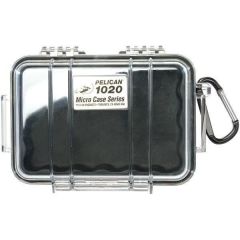 1020 Micro Case, Black, Clear, PELICAN (1020-025-100)