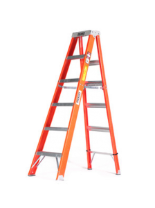Step Ladder, 4 Feet, Rlfgs4 Fiberglass, Ridgid (76682)