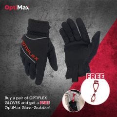 Work Gloves, All Day Comfort, Optiflex, Size M, Touch Screen Compatible, OPTIMAX (OFXG-M)